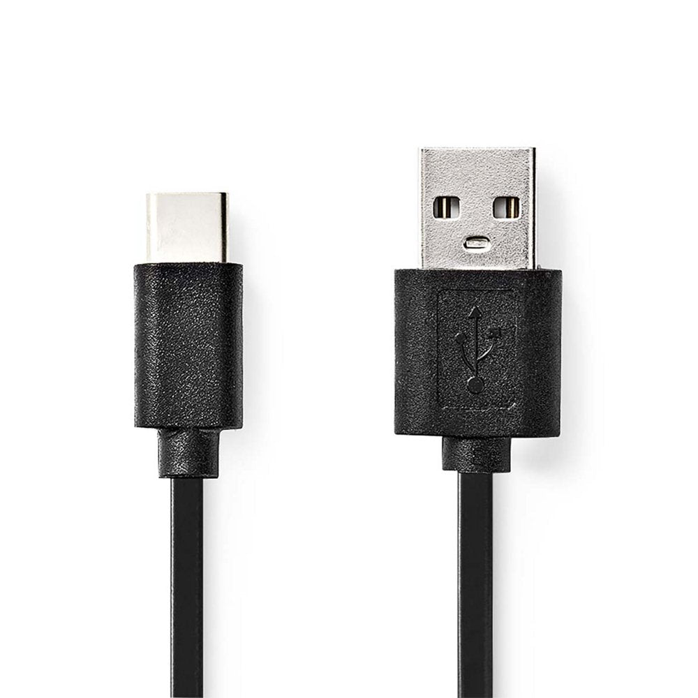Nedis CCGL60600BK10 | USB 2.0 | USB-A naar USB-C | 1m | Zwart - Matmuis - Matmuis