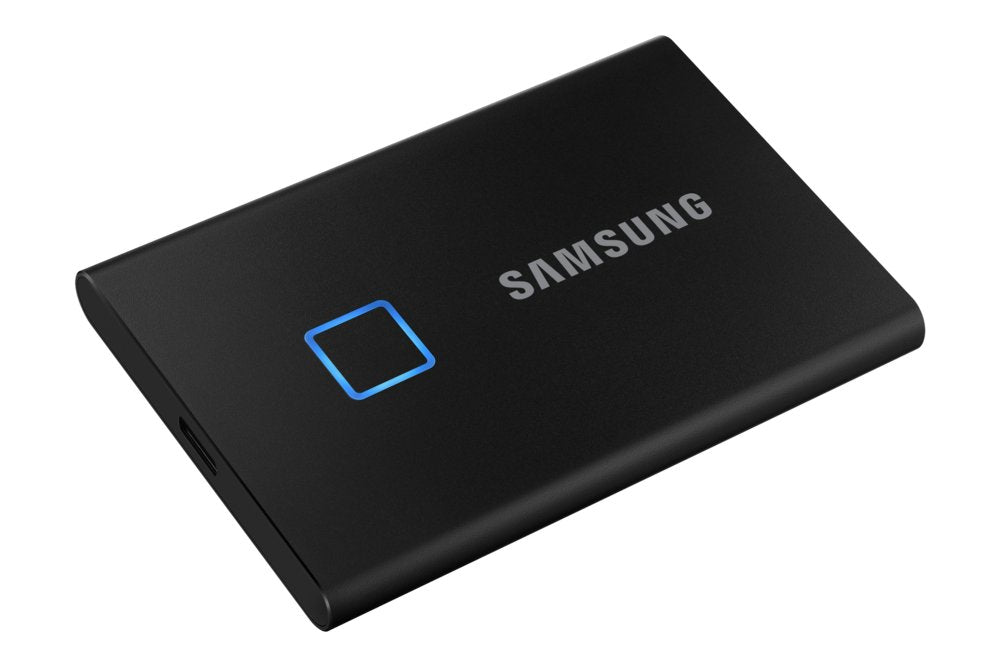 Samsung T7 Touch | Externe SSD | 1TB | USB 3.2 Gen2 | 1050 MB/s | Wachtwoordbeveiliging | Zwart | Compact en Veilig