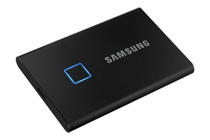Samsung T7 Touch | Externe SSD | 1TB | USB 3.2 Gen2 | 1050 MB/s | Wachtwoordbeveiliging | Zwart | Compact en Veilig