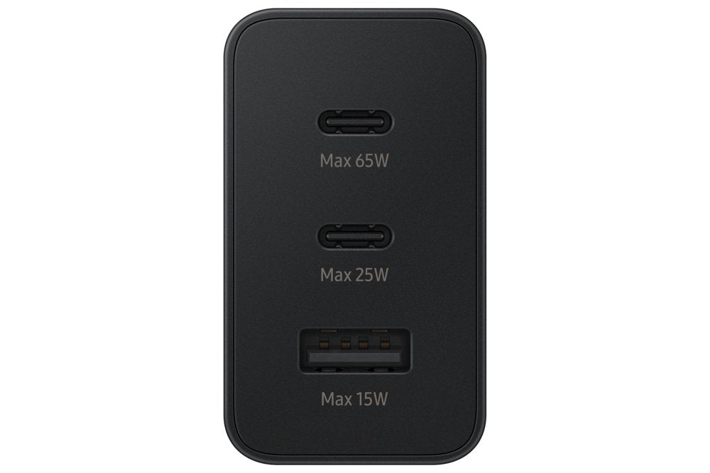 Samsung EP-T6530 | Oplader 65W | 2x USB-C & 1x USB-A | Zwart