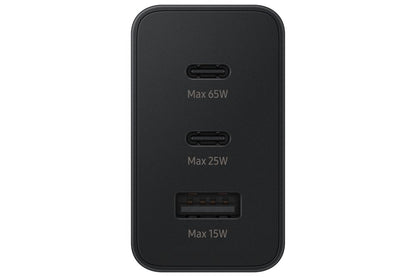 Samsung EP-T6530 | Oplader 65W | 2x USB-C & 1x USB-A | Zwart