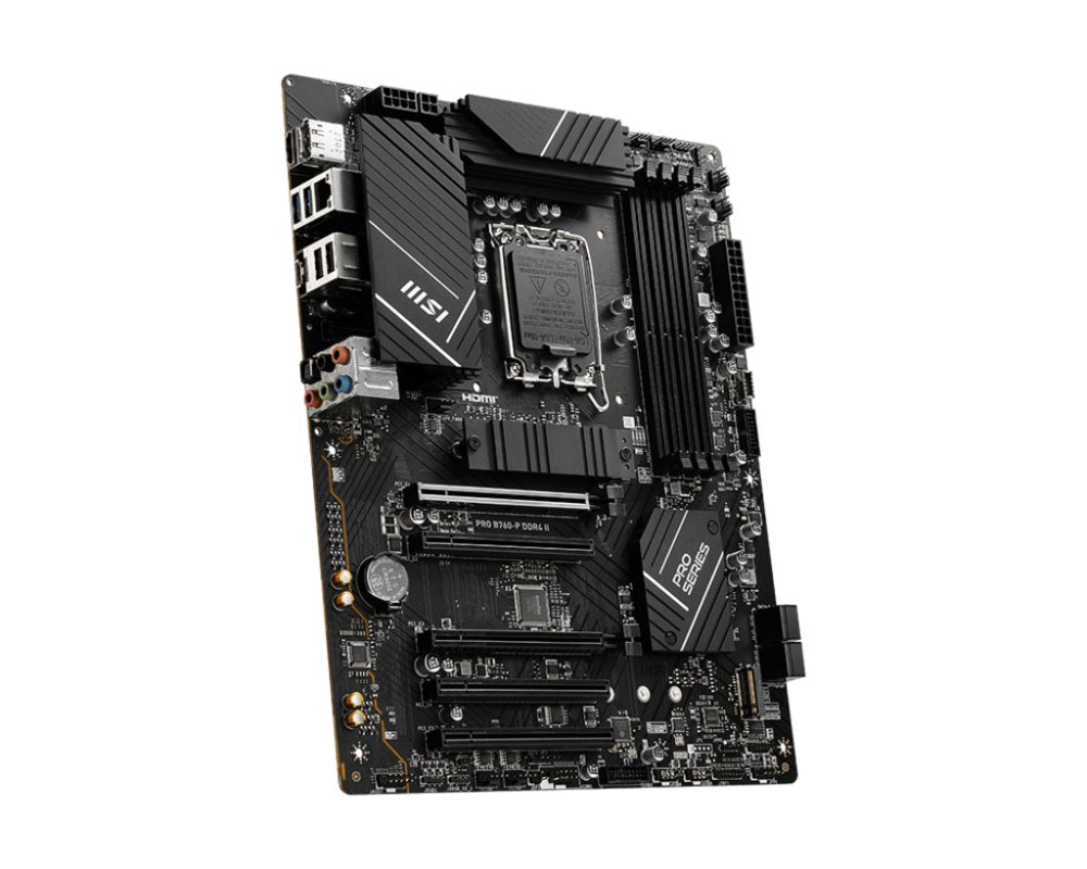 MSI PRO B760-P DDR4 II | Socket LGA 1700 | Intel B760 | 4xDDR4 | ATX | Moederbord - Matmuis - Matmuis