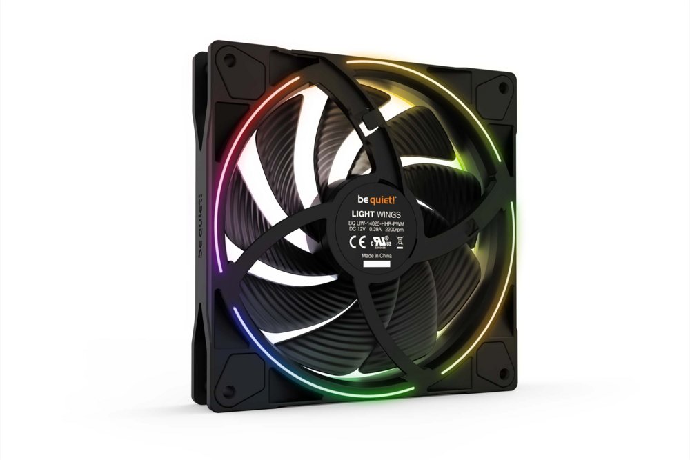 be quiet! Light Wings 140mm PWM High-Speed | 140mm Behuizingsventilator | Zwart | Triple Pack (3 stuks) - Matmuis - Matmuis