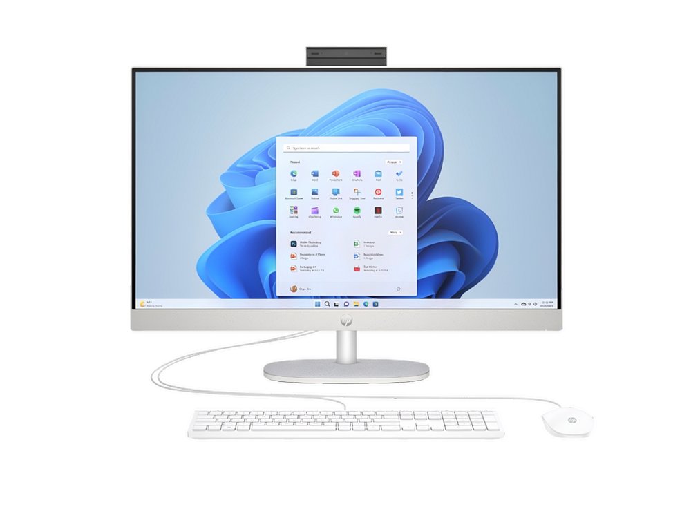 HP All-in-One 27-cr0087ny | 27'' Full HD IPS | Intel Core i5-1335U | 16GB RAM | 512GB SSD | Windows 11 Pro | Wit - Matmuis - Matmuis