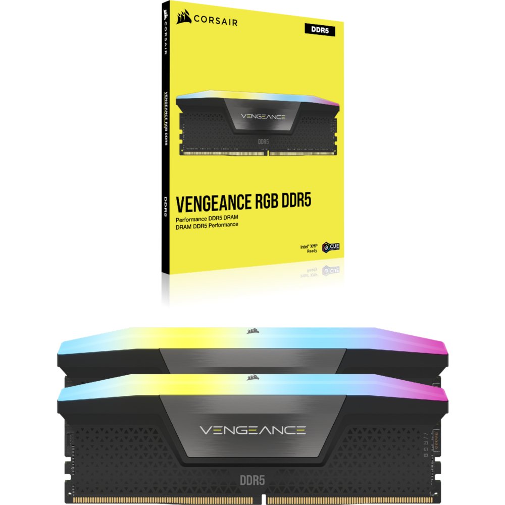 Corsair Vengeance RGB | 32GB 2x16GB DDR5 | 5600MHz | DIMM | CL40 | Geheugenmodule | RAM - Matmuis - Matmuis