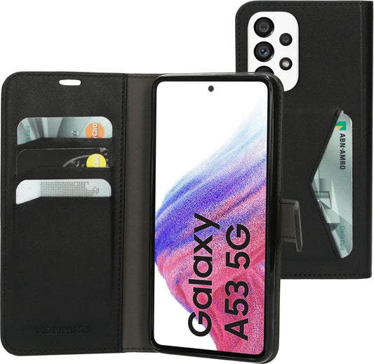Mobiparts Classic Wallet Case Samsung Galaxy A53 (2022) Black - Matmuis - Matmuis