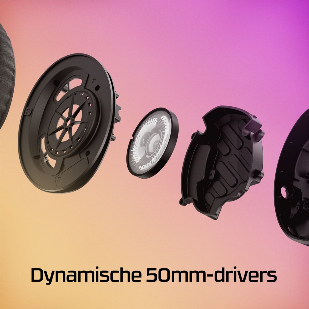 HyperX Cloud Stinger 2 | Draadloze Over-Ear Headset | USB-A Receiver | Zwart - Matmuis - Matmuis