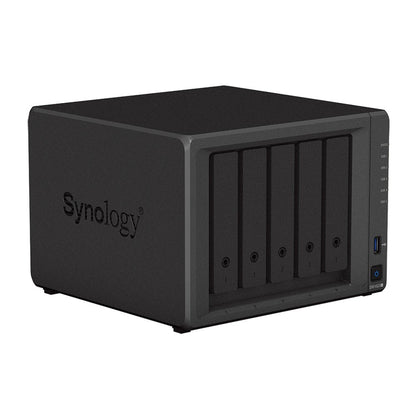 Synology DiskStation DS1522+ NAS | 5 Drive Bays | AMD Ryzen R1600 | 4x Gigabit Ethernet | Desktop | Zwart