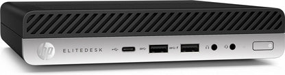 HP EliteDesk Mini 800 G4 | Intel Core i5-8500 | 8GB RAM | 256GB SSD | Windows 11 Professional | Refurbished Silver - Matmuis - Matmuis