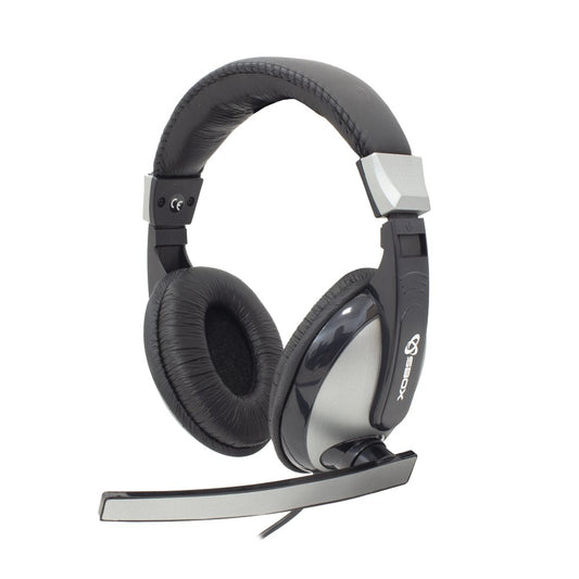 SBOX HS-302 | On-Ear Gaming Headset 3,5mm Connector | Zwart/Grijs - Matmuis - Matmuis