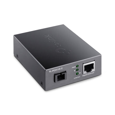 TP-Link TL-FC311A-2 | Gigabit Media Converter | 1000 Mbit/s | Single-mode | Zwart - Matmuis