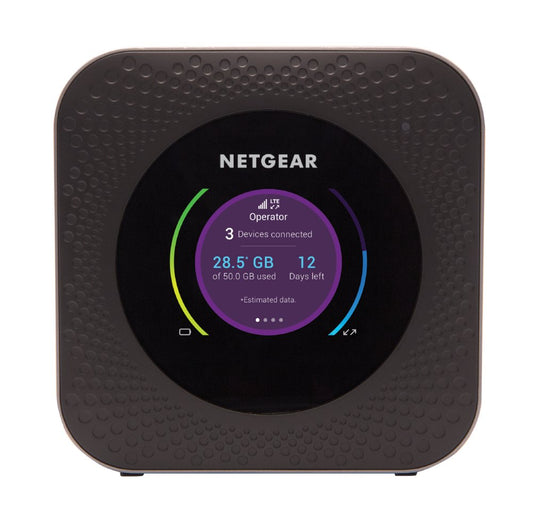 NETGEAR AirCard M1 MR1100-100EUS | Mobiele WiFi (4G LTE) Router | Tot 1 Gbps | Zwart - Matmuis - Matmuis
