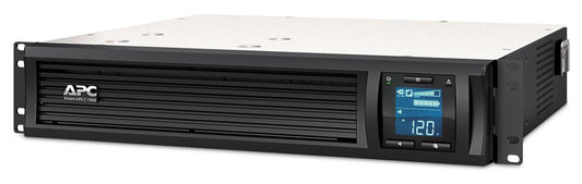 APC Smart-UPS SMC1000I-2UC | 1000 VA / 600 W | 2U Rackmount | 4x IEC C13 Stopcontacten | AVR Spanningsregeling | LCD-scherm | SmartConnect - Matmuis