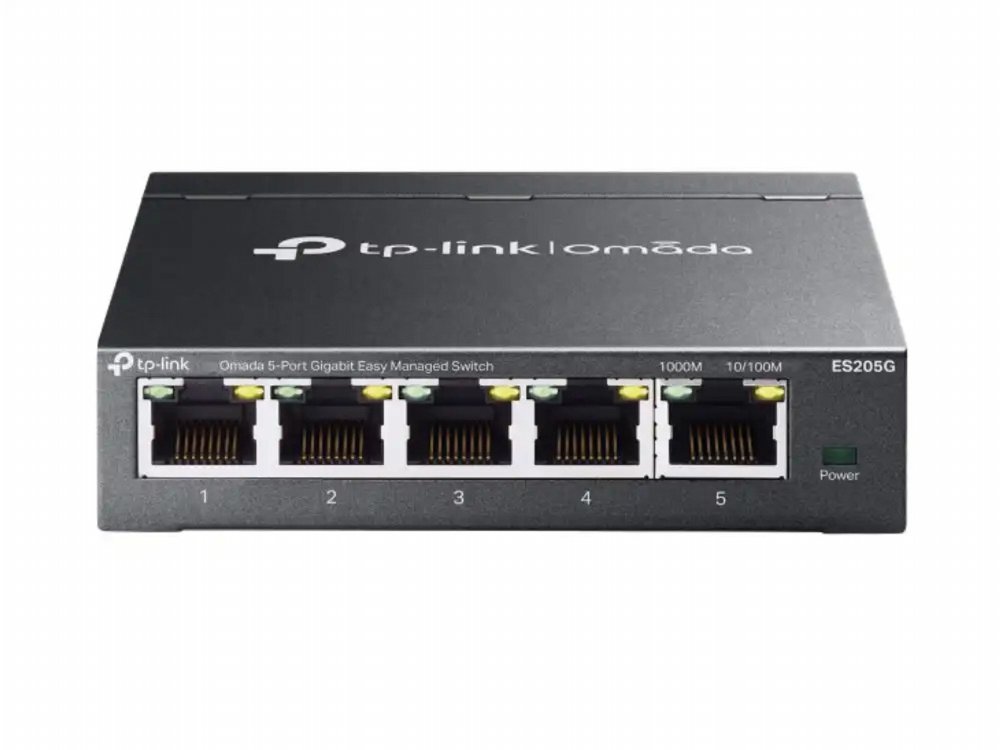 TP-Link Omada ES205G | 5-poorts Gigabit Managed Switch | Cloudbeheer via Omada App - Matmuis