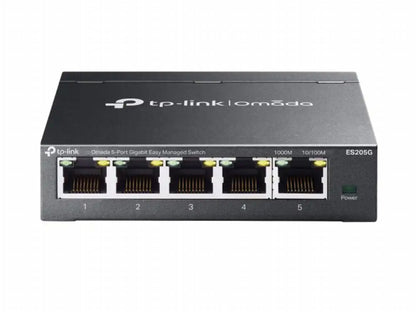 TP-Link Omada ES205G | 5-poorts Gigabit Managed Switch | Cloudbeheer via Omada App - Matmuis