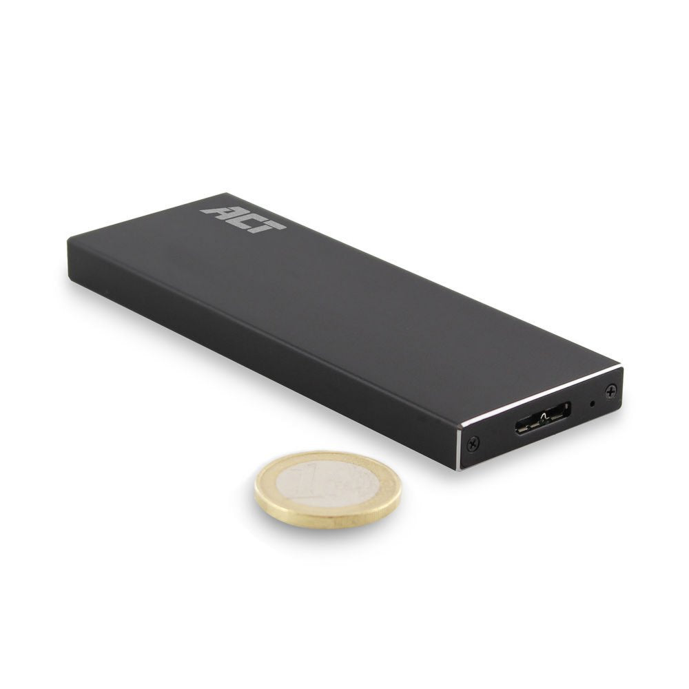 ACT AC1600 | USB 3.2 Gen1 M.2 SATA SSD Behuizing | Aluminium | 5 Gbps - Matmuis - Matmuis