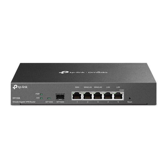 TP-Link TL‑ER7206 | SafeStream Multi‑WAN VPN Router | Gigabit | Omada SDN | Geen Wi‑Fi - Matmuis