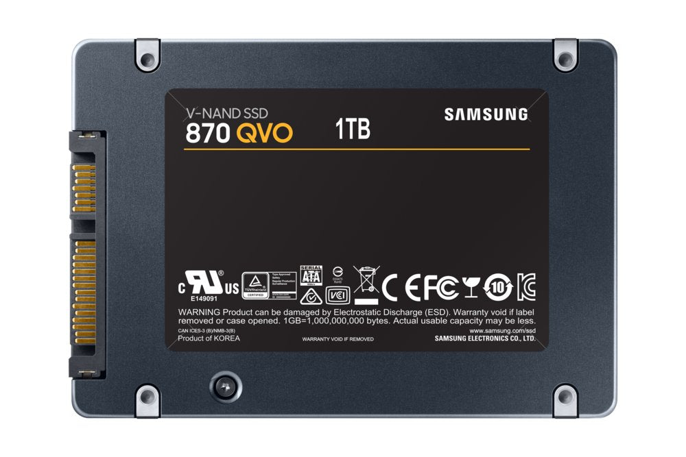 Samsung 870 QVO | 1TB SATA SSD | 2.5'' | 560MB/s Read | 530MB/s Write - Matmuis