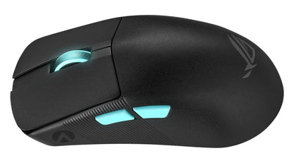 ASUS ROG Harpe Ace Aim Lab Edition | Draadloze Muis | Links- en Rechtshandig | RF + Bluetooth + USB-A | 36000 DPI | Zwart - Matmuis - Matmuis