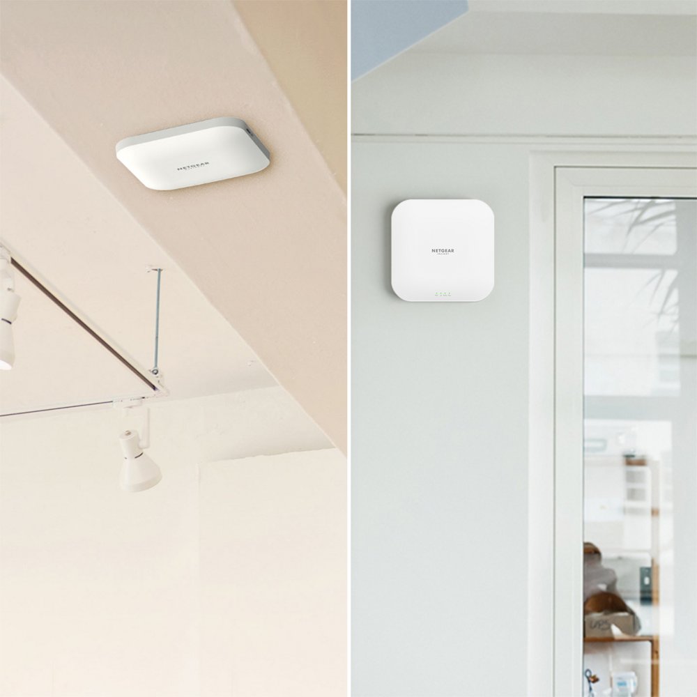 Netgear Insight WAX210 | WiFi 6 Access Point (AX1800) | 1800 Mbit/s | PoE (802.3at) | Inclusief Montagebeugel - Matmuis