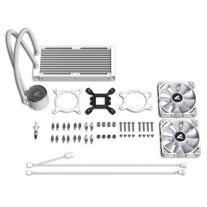 Sharkoon S80 RGB 240mm | White Edition | All-in-One CPU Waterkoeler - Matmuis - Matmuis