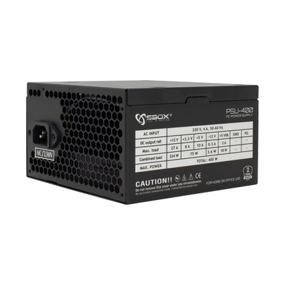 SBOX PCC-12 | Micro-ATX PC Case | Inclusief 500W PSU | USB 3.0 | Behuizing