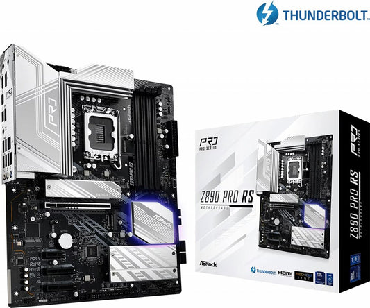Asrock Z890 Pro RS | Socket LGA 1851 | Intel Z890 | 4xDDR5 | ATX | Moederbord - Matmuis - Matmuis