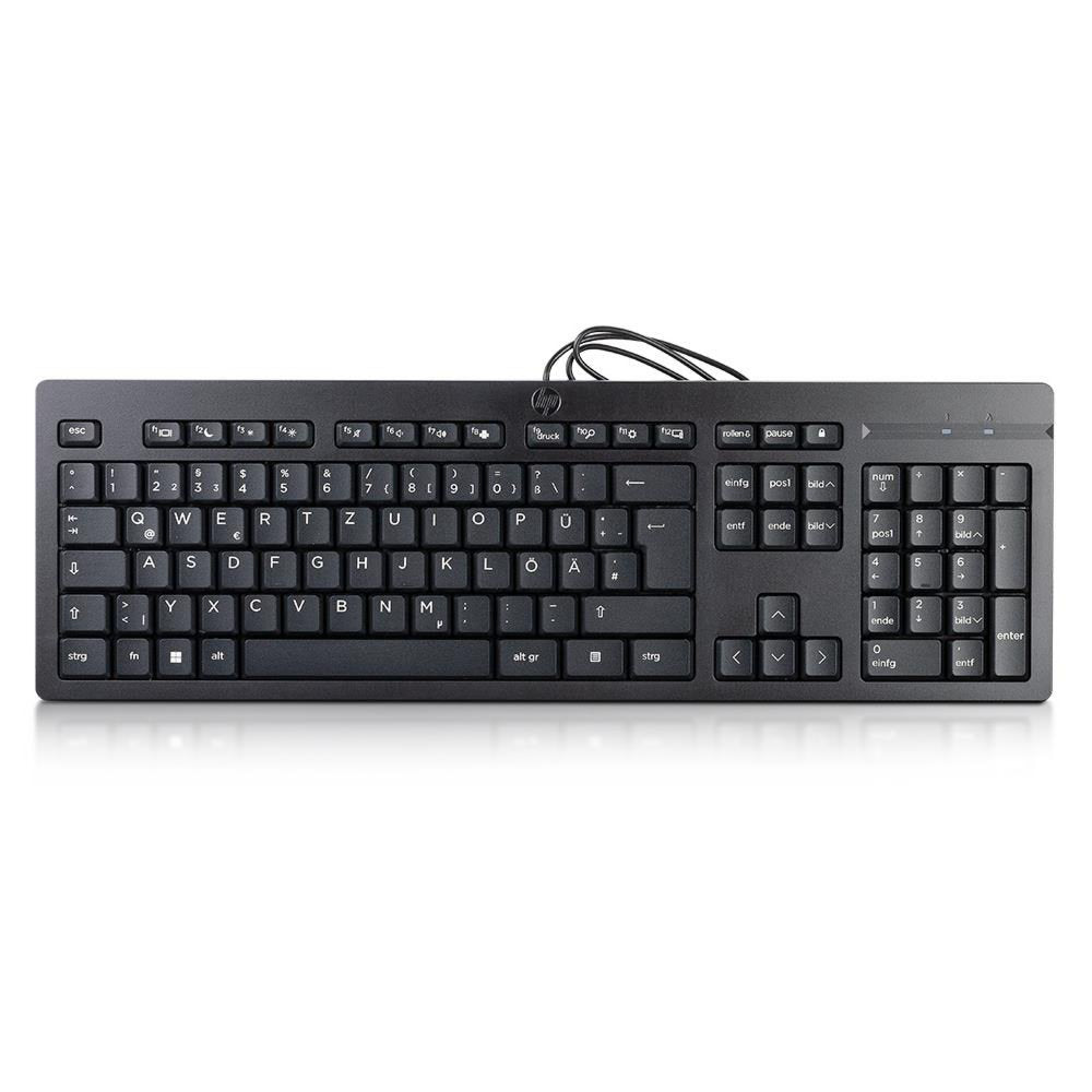 QWERTZ | HP 125 | Bedraad Toetsenbord | QWERTZ - Matmuis