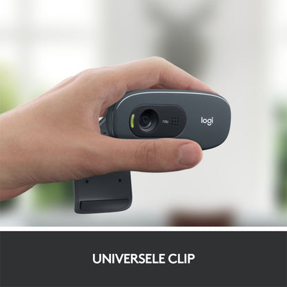 Logitech C270 | 720p 30FPS USB Webcam met Microfoon - Matmuis - Matmuis