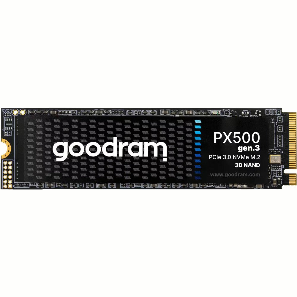 Goodram PX500 | 256GB NVMe SSD | M.2 Gen3 | 3.200MB/s Lezen | 1.300MB/s Schrijven - Matmuis