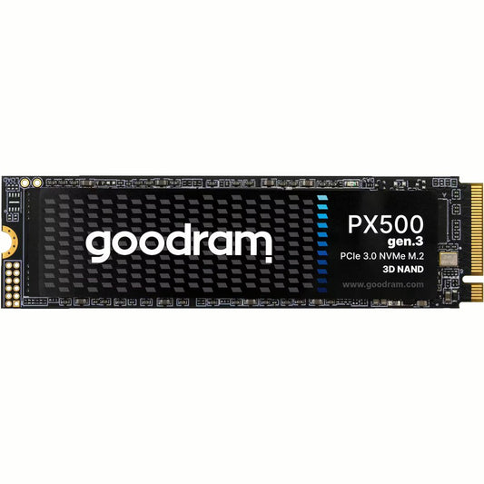 Goodram PX500 | 256GB NVMe SSD | M.2 Gen3 | 3.200MB/s Lezen | 1.300MB/s Schrijven - Matmuis