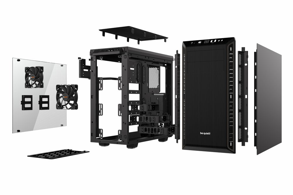 be quiet! Pure Base 600 Window | Midi Tower Case | Zwart - Matmuis