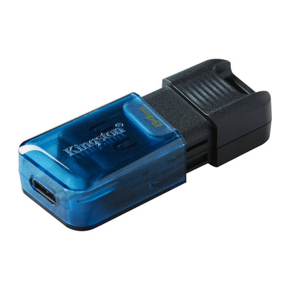 Kingston DataTraveler 80 | 64GB USB-C 3.2 Flash Drive | Zwart