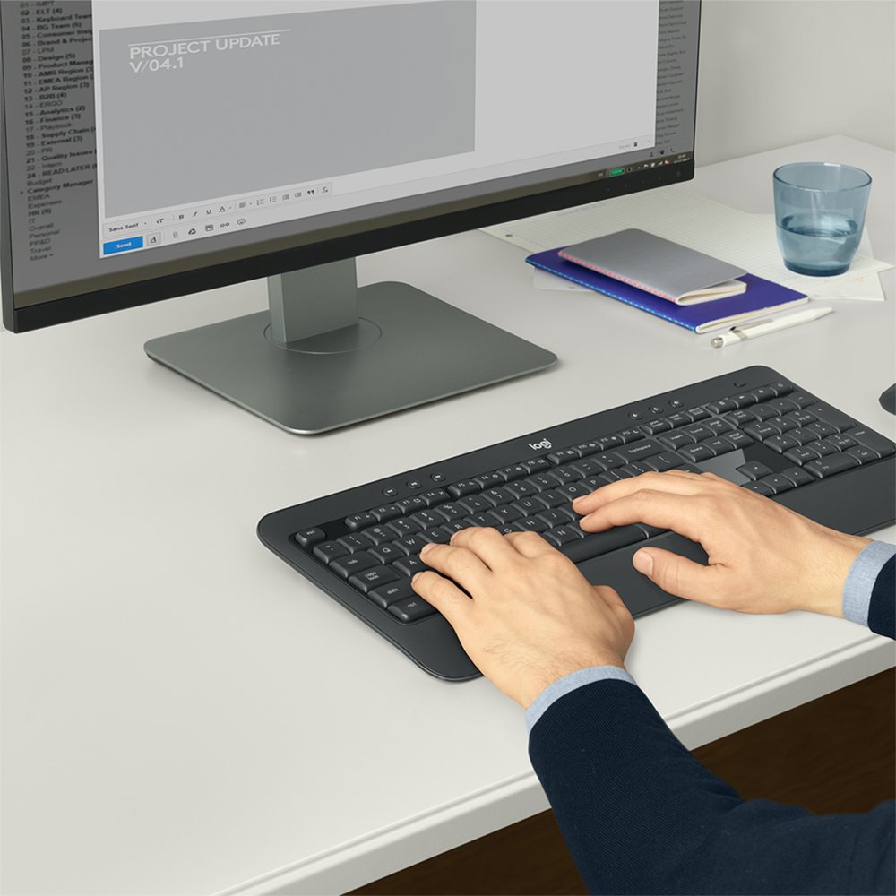 QWERTZ | Logitech MK540 Advanced | Draadloze Muis en Toetsenbordcombo | QWERTZ - Matmuis - Matmuis