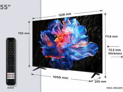 TCL 55V6C | 55" 4K Ultra HD DLED Smart TV | Google TV | Dolby Vision | 60Hz - Matmuis - Matmuis
