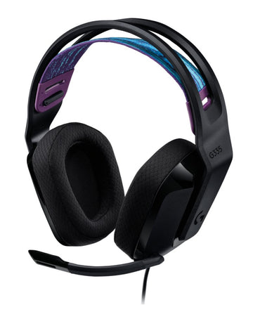 Logitech G335 | On-Ear Gaming Headset 3,5mm Connector | Zwart - Matmuis - Matmuis