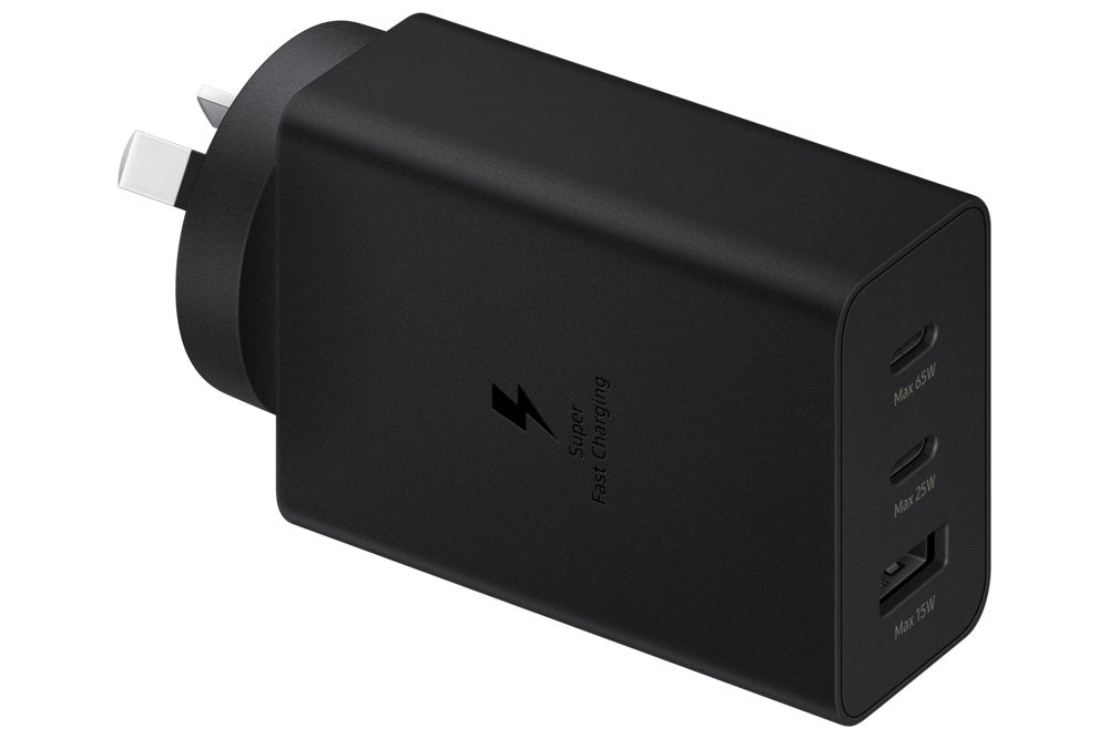 Samsung EP-T6530 | Oplader 65W | 2x USB-C & 1x USB-A | Zwart