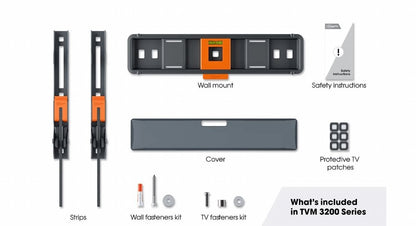Vogel's Comfort TVM3205 | Vaste TV-beugel | 20-50" | max 30kg | VESA 200x200 - Matmuis