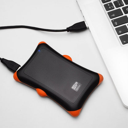 Silicon Power Rugged Armor Externe Harde Schijf | 1TB | USB 3.2 | Zwart - Matmuis