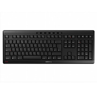 CHERRY Stream Wireless | RF en USB | QWERTY US International | Zwart - Matmuis - Matmuis
