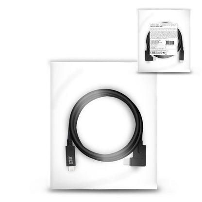 ACT AC7407 | USB 3.2 Gen 1 Kabel | USB-C naar USB-C | 2m | Zwart - Matmuis - Matmuis