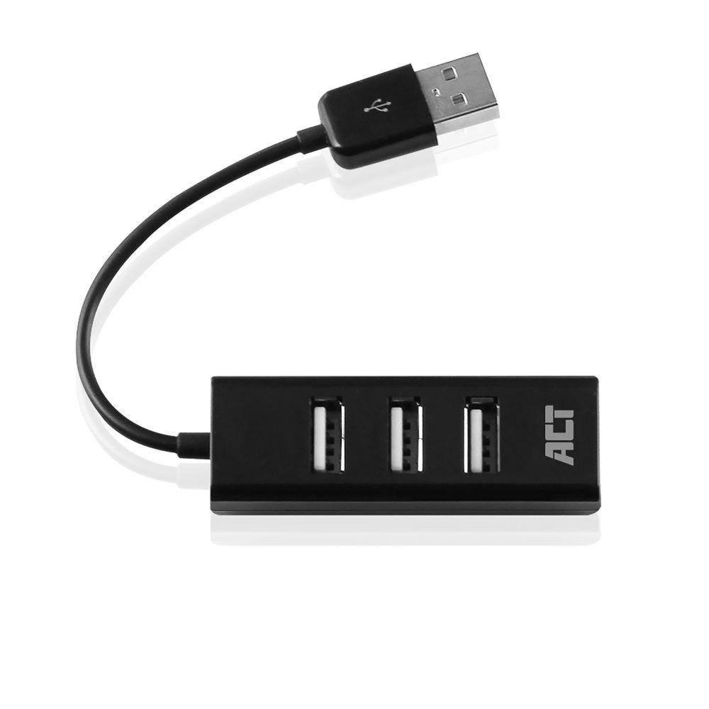 ACT AC6205 | USB 2.0 Interface Hub | 480 Mbps | Zwart - Matmuis - Matmuis