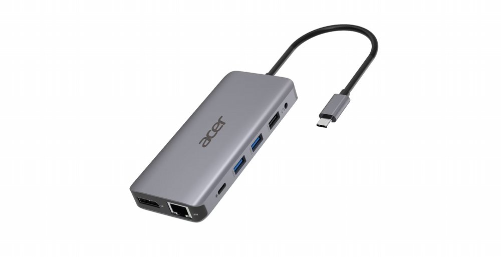 Acer 12-in-1 USB-C Docking Station | Dual HDMI | DisplayPort | Gigabit Ethernet | USB 3.2 Gen 1 - Matmuis