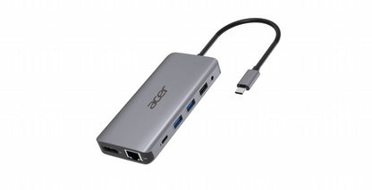 Acer 12-in-1 USB-C Docking Station | Dual HDMI | DisplayPort | Gigabit Ethernet | USB 3.2 Gen 1 - Matmuis