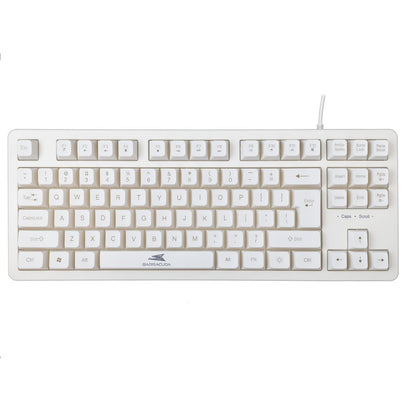 Baracuda KRILL RGB | Tenkeyless Bedraad Gaming Toetsenbord | QWERTY | Wit - Matmuis - Matmuis