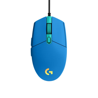 Logitech G203 | Gaming Muis | Rechtshandig | USB-A | 8.000 DPI | Blauw - Matmuis
