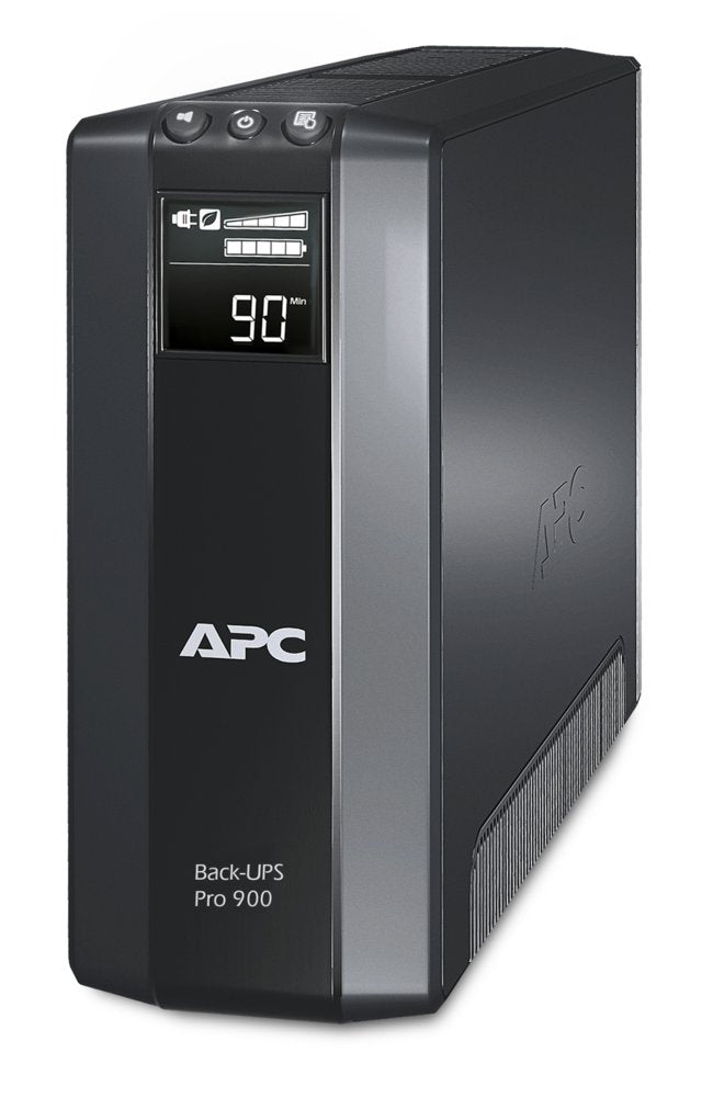 APC Back-UPS Pro BR900G-GR | 900 VA UPS met LCD-scherm | 5 Aansluitingen | AVR Technologie | Geavanceerde Bescherming tegen Spanningstoringen - Matmuis - Matmuis