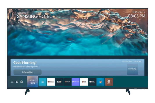 Samsung Hotel TV HG50BU800EU | 50'' Ultra HD 4K | LED Smart TV | Wifi | HDR10+ | 60Hz - Matmuis - Matmuis