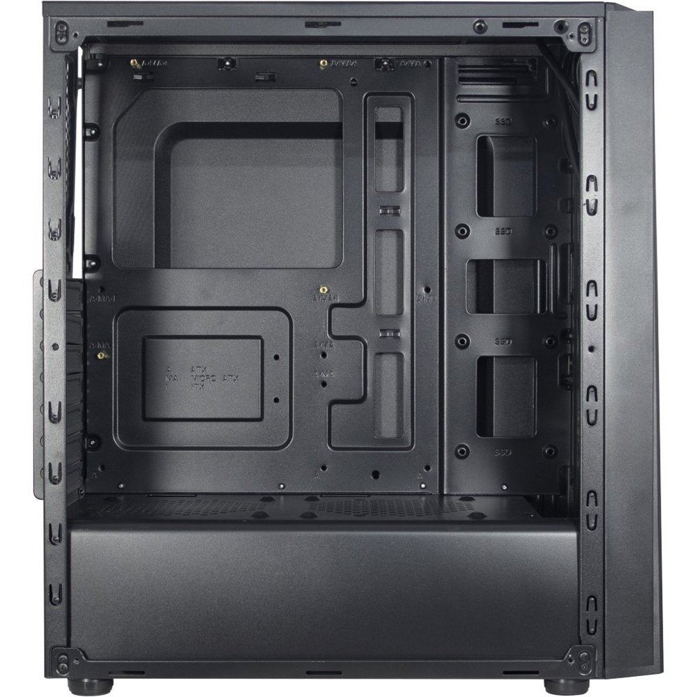 Inter-Tech T-11 Televen | Midi Tower | Zwart - Matmuis