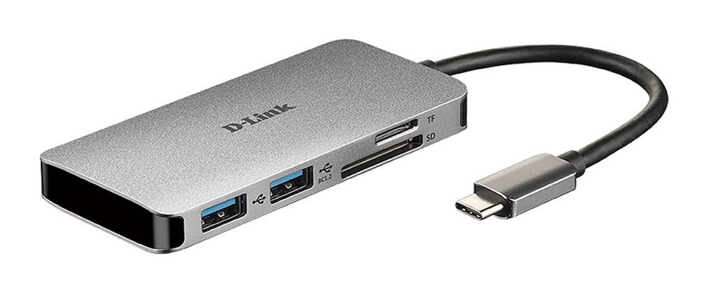 D-Link DUB-M610 | Docking Station & Poortreplicator | USB-C 3.2 Gen 1 | Aluminium/Zwart - Matmuis - Matmuis
